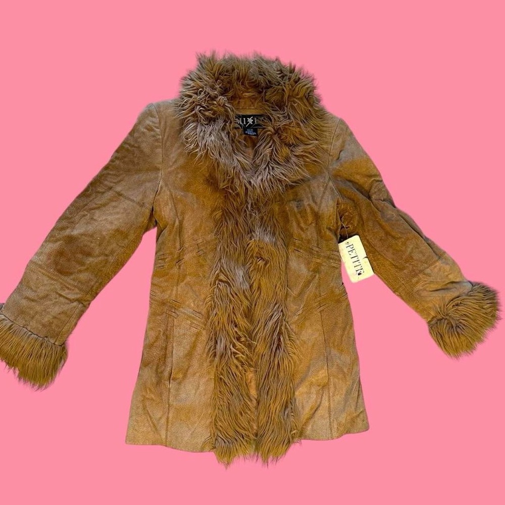 Suede penny lane coat